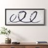 Abstract Ambit Framed Glass Wall Art