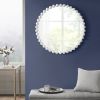 Marlowe Mirror Beaded Round Wall Mirror 36"D