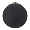 36" x 39" Round Gold Mirror, Wall Mounted Mirror with Metal Frame for Bathroom Living Room