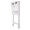 FCH Double Door Fork Toilet Cabinet White